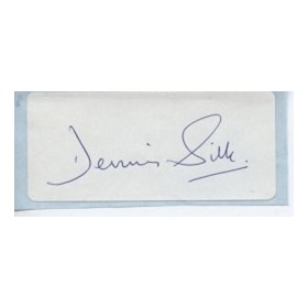 DENNIS SILK CRICKET AUTOGRAPH