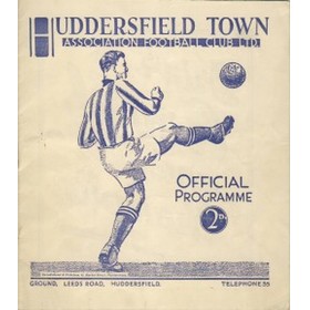 HUDDERSFIELD TOWN V MANCHESTER CITY 1938 (CITY