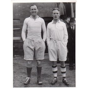 CYRIL HOLMES & DICKIE GUEST (ENGLAND) RUGBY UNION PHOTOGRAPH
