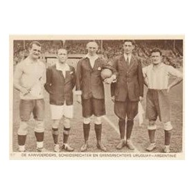 AMSTERDAM OLYMPICS 1928 FOOTBALL FINAL POSTCARD (URUGUAY V ARGENTINA)