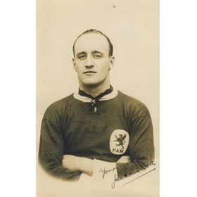 JACK NICHOLLS  (NEWPORT COUNTY, CARDIFF CITY & WALES) C 1924 FOOTBALL POSTCARD