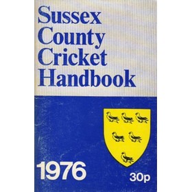 OFFICIAL SUSSEX CRICKET HANDBOOK 1976