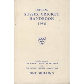 OFFICIAL SUSSEX CRICKET HANDBOOK 1956