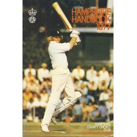 HAMPSHIRE COUNTY CRICKET CLUB ILLUSTRATED HANDBOOK 1977