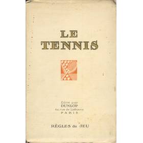 LE TENNIS: CALENDRIER 1927
