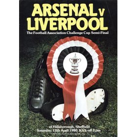 ARSENAL V LIVERPOOL 1980 (F.A. CUP SEMI-FINAL) FOOTBALL PROGRAMME