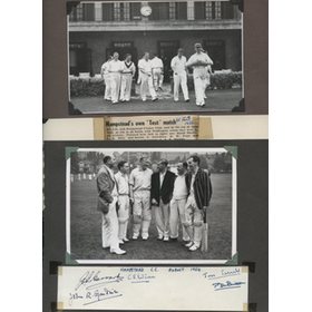 HAMPSTEAD CRICKET CLUB 1954 PHOTOGRAPHS