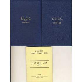 STORMONT LAWN TENNIS CLUB HANDBOOKS 1930S