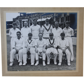  ENGLAND 1937 (THE OVAL) CRICKET PHOTOGRAPH
