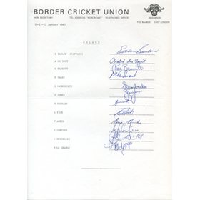BOLAND (V BORDER) 1983