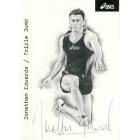 JONATHAN EDWARDS SIGNED PHOTOGRAPH