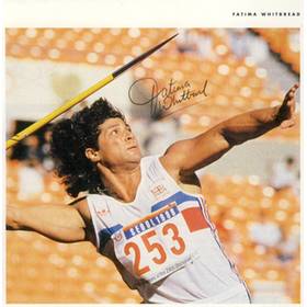 FATIMA WHITBREAD SIGNED PHOTOGRAPH
