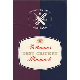ROTHMANS TEST CRICKET ALMANACK: WEST INDIES V ENGLAND 1963