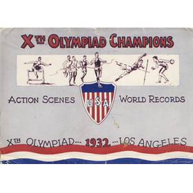 LOS ANGELES OLYMPICS 1932 (PHOTOGRAPHIC FOLDER)