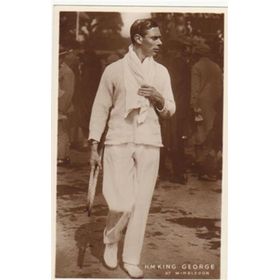 KING GEORGE VI (AT WIMBLEDON)