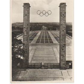 BERLIN OLYMPICS STADIUM 1936 POSTCARD