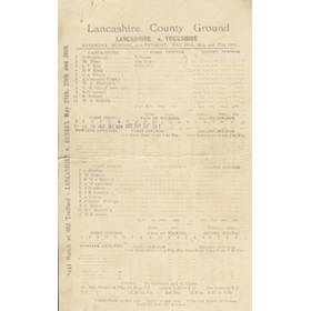 LANCASHIRE V YORKSHIRE 1947