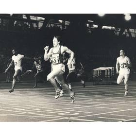 ALLAN WELLS 1980 ATHLETICS PHOTOGRAPH
