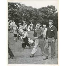 KING LEOPOLD OF BELGIUM 1949 GOLF PHOTOGRAPH