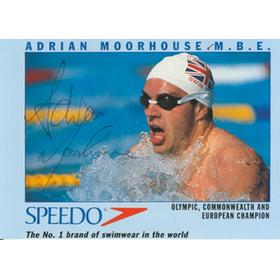 ADRIAN MOORHOUSE SIGNED CARD