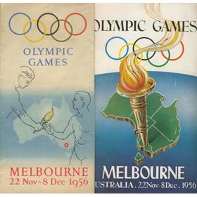 MELBOURNE OLYMPICS 1956 - A COLLECTION OF BOOKLETS AND EPHEMERA