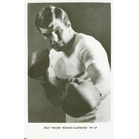 BILLY WALKER BOXING POSTCARD