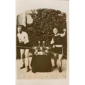 BOMBARDIER BILLY WELLS (ENGLAND) BOXING POSTCARD