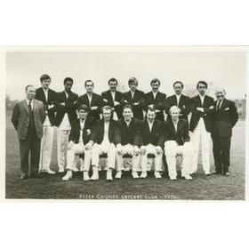ESSEX 1970 CRICKET POSTCARD
