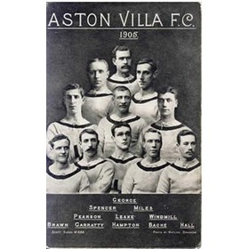 ASTON VILLA 1905 FOOTBALL POSTCARD