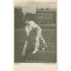ARTHUR COLLINS (SUSSEX) POSTCARD