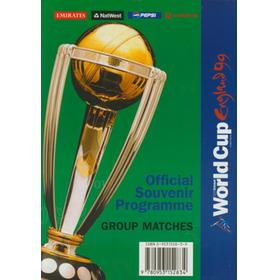 CRICKET WORLD CUP 1999 GROUP MATCHES CRICKET PROGRAMME