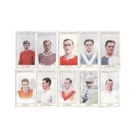 CAPTAINS OF ASSOCIATION FOOTBALL CLUBS & COLOURS CIGARETTE CARDS