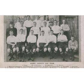 DERBY COUNTY 1908-09 TEAM POSTCARD