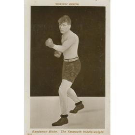"BANDSMAN" JACK BLAKE BOXING POSTCARD