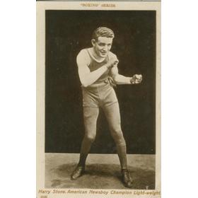 HARRY STONE BOXING POSTCARD