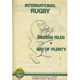 BAY OF PLENTY V BRITISH ISLES 1983 RUGBY PROGRAMME