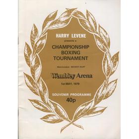 FRANCO UDELLA V CHARLIE MAGRI 1979 BOXING PROGRAMME