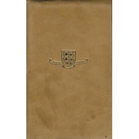 THE FOOTBALL ASSOCIATION HUNDREDTH ANNIVERSARY BANQUET MENU 1963 (MULTI SIGNED)