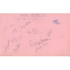LEEDS UNITED AUTOGRAPHS (C.1947-48)