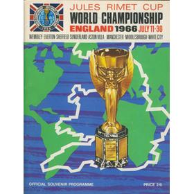 WORLD CUP 1966 TOURNAMENT BROCHURE