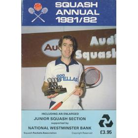 SQUASH ANNUAL 1981/82