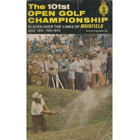 OPEN CHAMPIONSHIP 1972 (MUIRFIELD) GOLF PROGRAMME