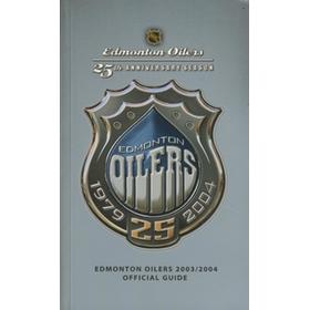 EDMONTON OILERS OFFICIAL GUIDE 2003/2004