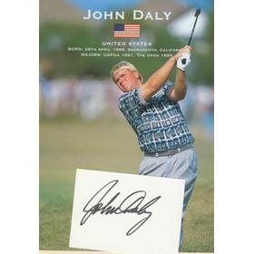 JOHN DALY (USA) PUBLICITY PHOTO + AUTOGRAPH