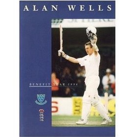 ALAN WELLS (SUSSEX, KENT) CRICKET BENEFIT BROCHURE 1996