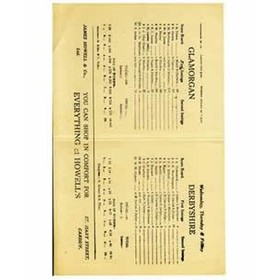 GLAMORGAN V DERBYSHIRE 1946