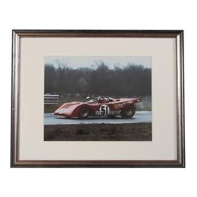 JACKY ICKX 1971 FRAMED PHOTOGRAPH