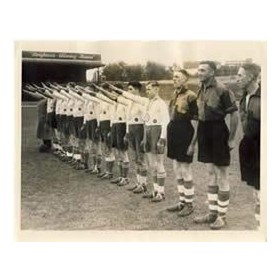 GERMAN POLICE XI (BRIGHTON) 1938 FOOTBALL PHOTOGRAPH