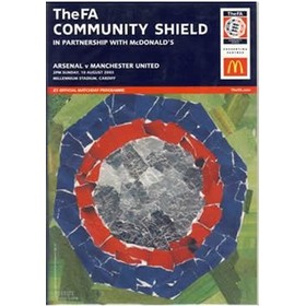 ARSENAL V MANCHESTER UNITED 2003 (COMMUNITY SHIELD) FOOTBALL PROGRAMME
