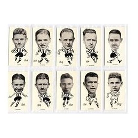  WELL KNOWN FOOTBALLERS (NORTH-EASTERN COUNTIES) 1938 (SINCLAIR) CIGARETTE CARDS